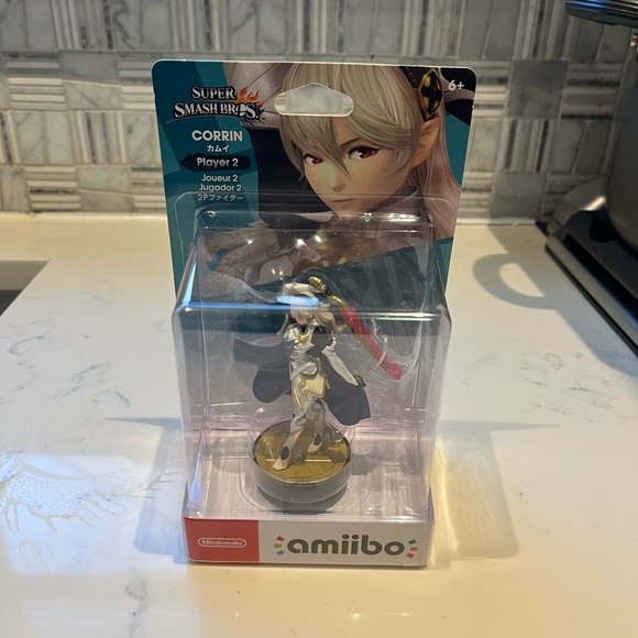 Nintendo Corrin Player 2 Super Smash Bros. amiibo Figure - Fire Emblem Engage - Picture 1 of 3